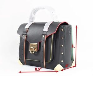 Michael Kors Manhattan Top Handle School Satchel Leather MK Crossbody Bag